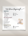 NICU Birth Details Sticker
